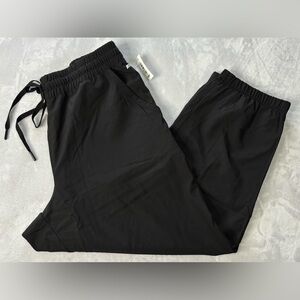 Amazon Essentials Women's Black Drawstring Track Joggers MEDIUM NWT
